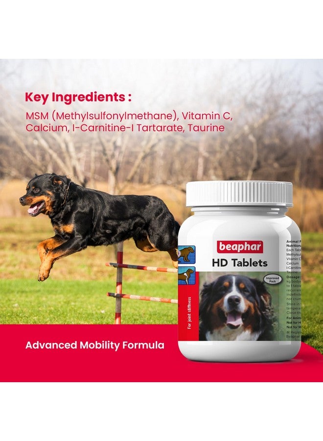 Beaphar HD Tablet Dog Joint Supplement for Hip Dysplasia & Joint Problems - 60 Tablets (Pack of 2) - Image 3