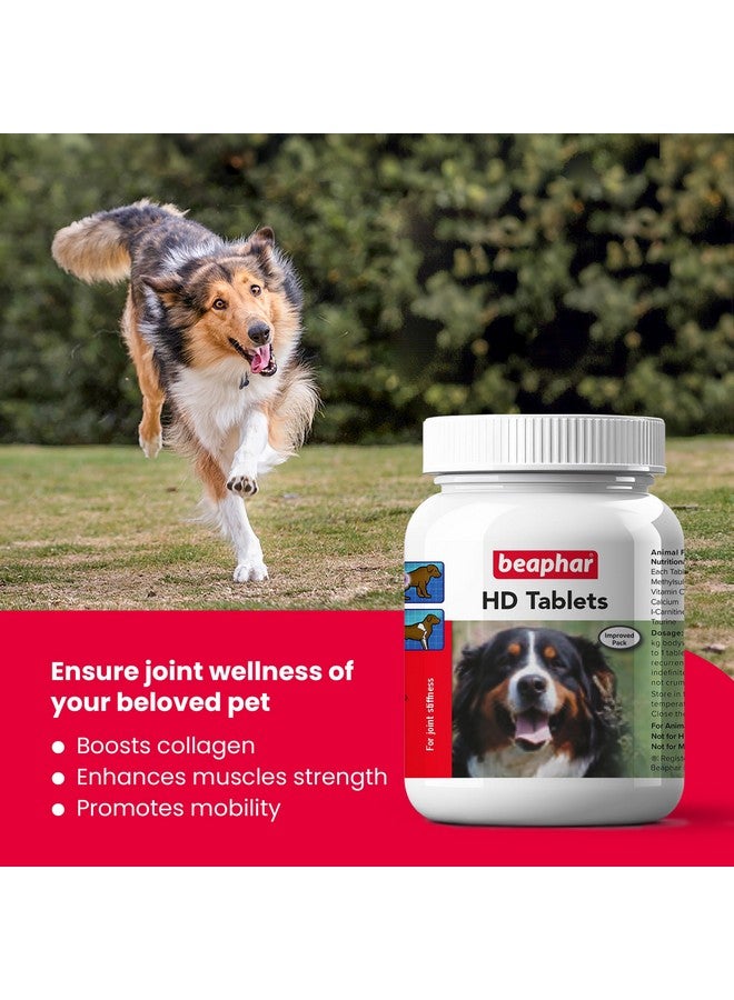 Beaphar HD Tablet Dog Joint Supplement for Hip Dysplasia & Joint Problems - 60 Tablets (Pack of 2) - Image 4