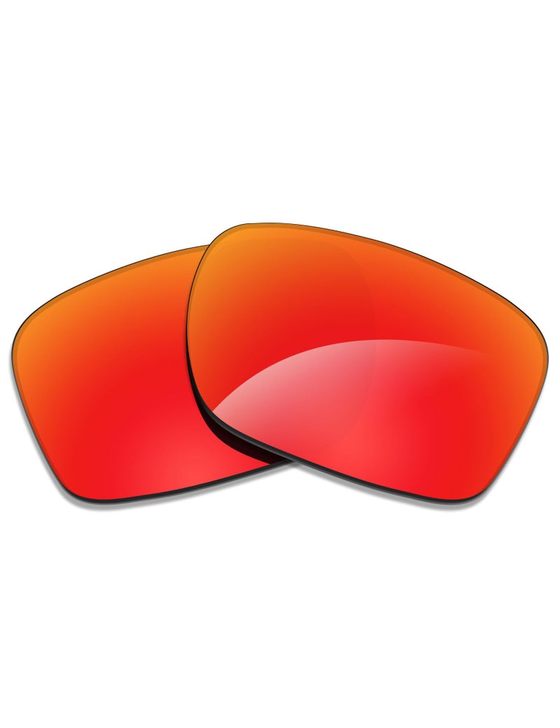 Alphax Fire Red Mirrored Polarized Replacement Lenses for Oakley Holbrook OO9102 Sunglasses - Image 2