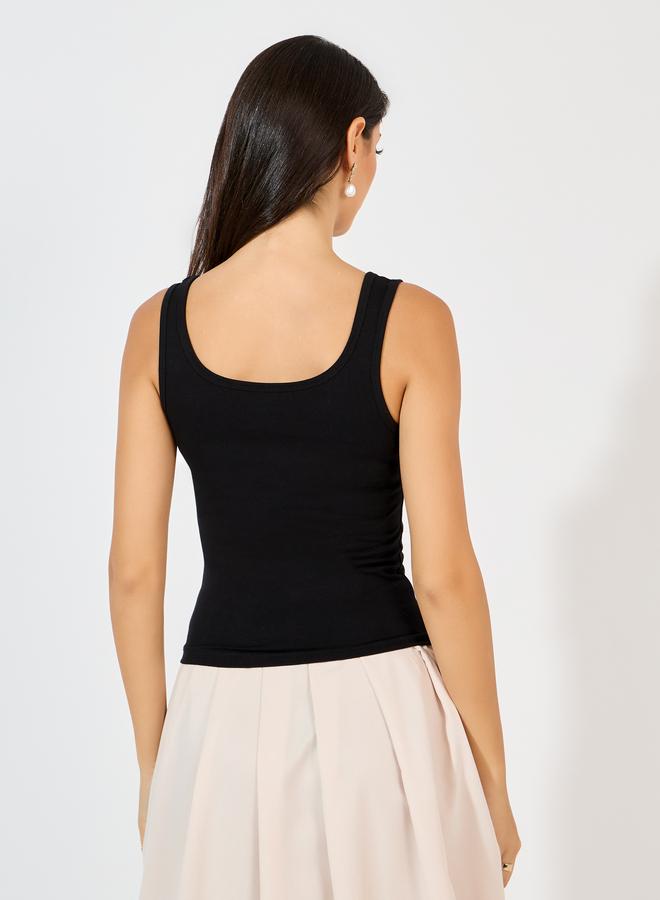 ستايلي بلوزة مُجسمة بياقة واسعة وربطات ريبون - Image 4