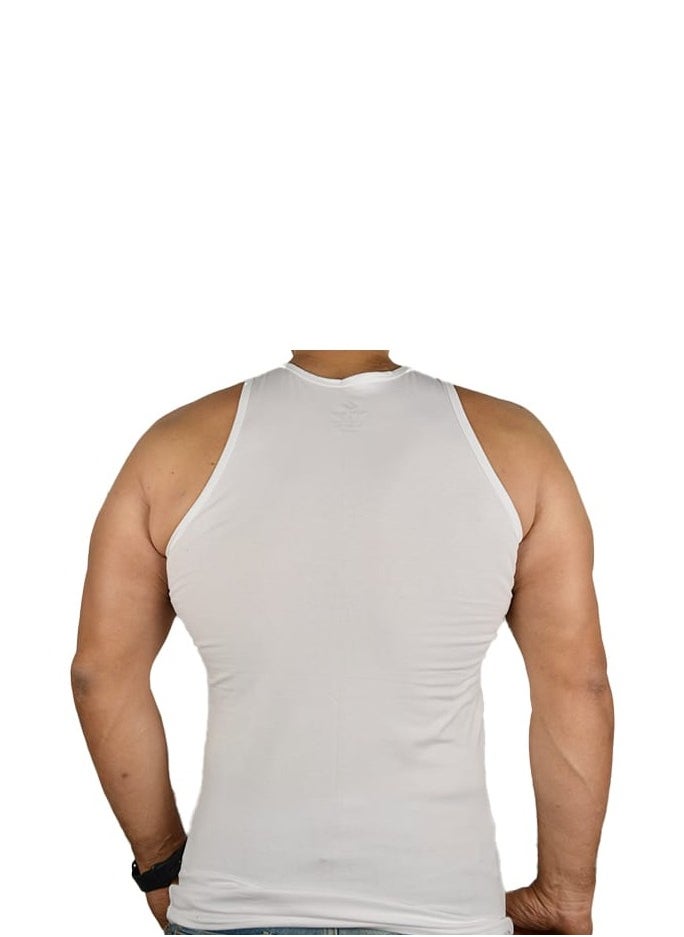 Future Sleeveless Undershirt, White For men Size S  - Image 2