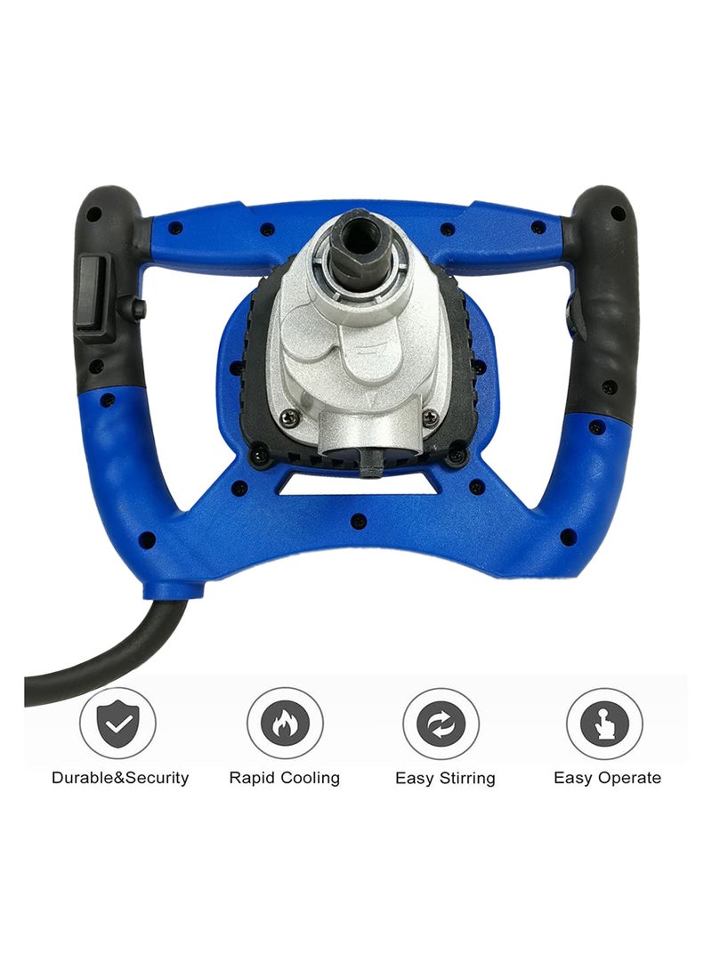 Winner WINNER Electric Handheld Mixer Drill Machine 1400W With 120mm Rod M14 14mm Spindle Thread 2 Speed 450/750rpm for Mixing Cement Paint Mixer EM1400 - Image 4