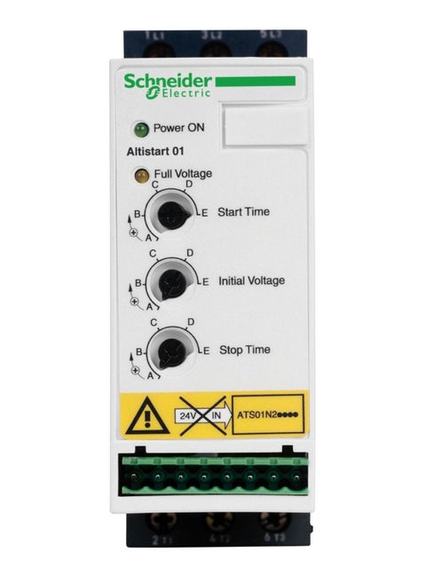 Schneider Soft Starter Altistart 01 soft Starter for asynchronous motor  ATS01  6 A  380..415V  1.5..3 KW ATS01N206QN
