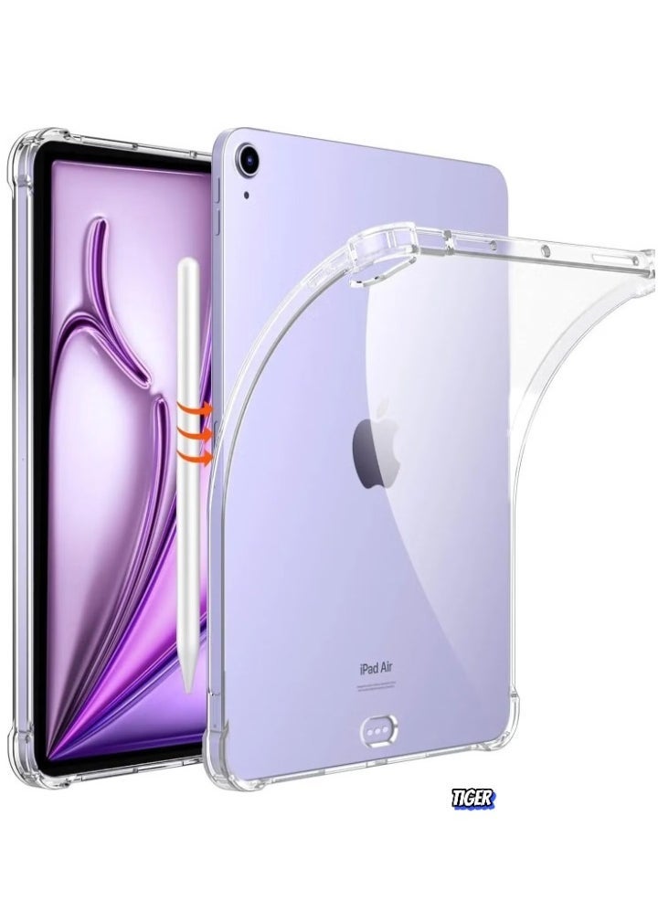 TIGER iPad Air 13 Inch 2024 Case – Shockproof Protective Tablet Case with Four Corner Anti-Fall Airbags, Slim Silicone Anti-Drop Cover for iPad Air 2024 6th Generation – Durable, Lightweight, and Impact-Resistant - Image 1