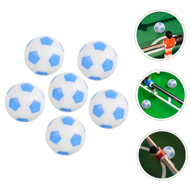 6pcs Vibrant Color Foosball Replacement Mini Soccer Balls Tabletop Game Accessories - Image 5