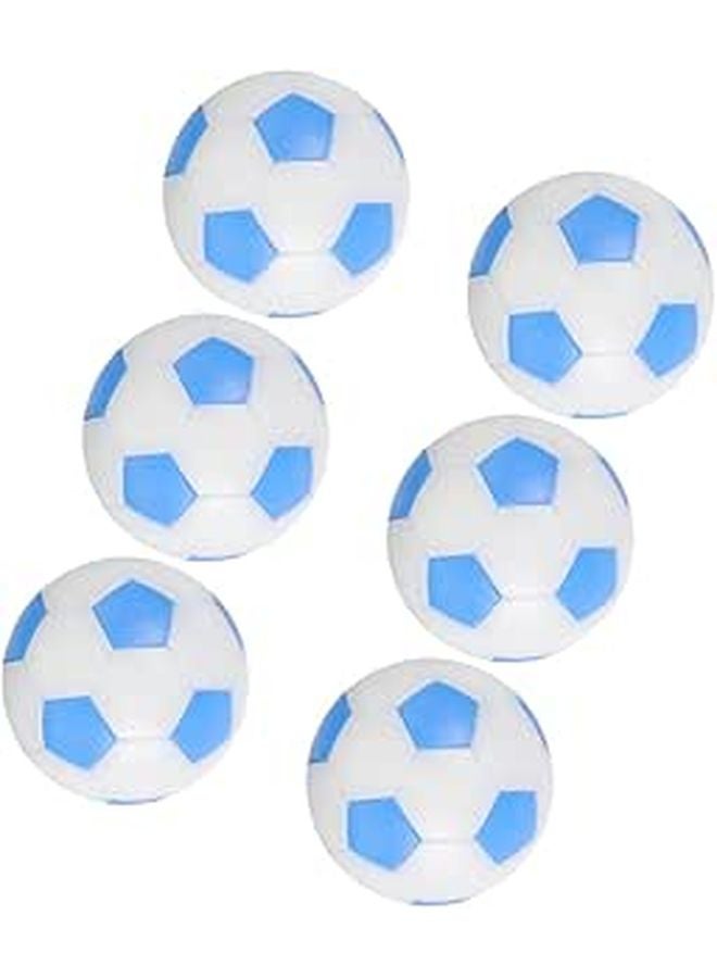 6pcs Vibrant Color Foosball Replacement Mini Soccer Balls Tabletop Game Accessories - Image 1