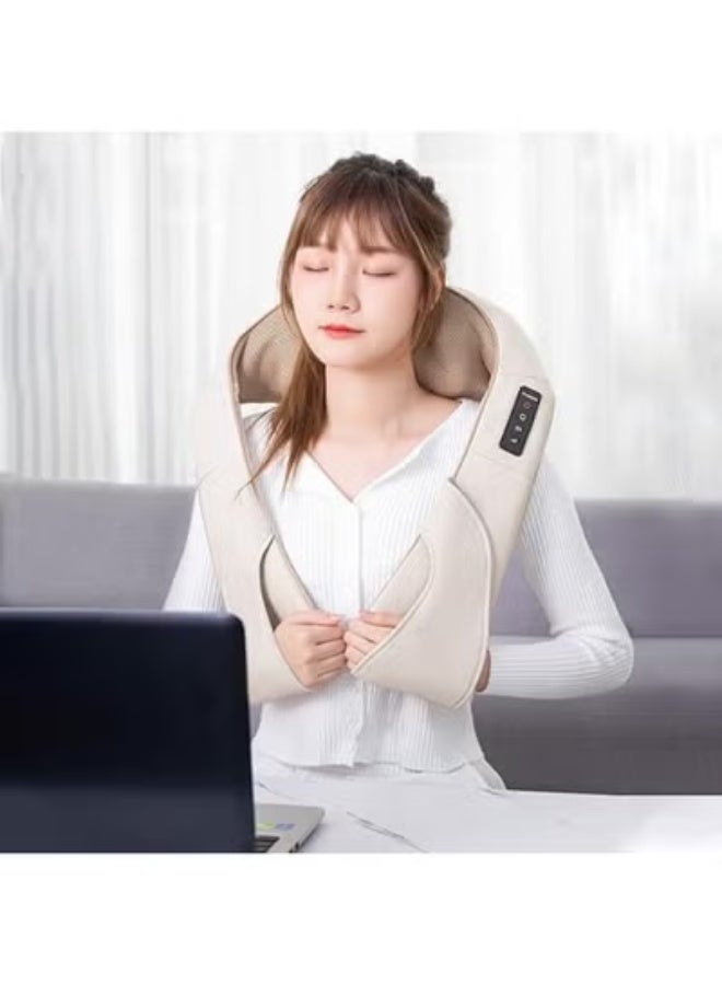 Neck and Shoulder Massager – Shiatsu Electric Massage Cushion with 3D Rotation, Heat, and 3 Intensity Levels for Muscle Relaxation - Image 5