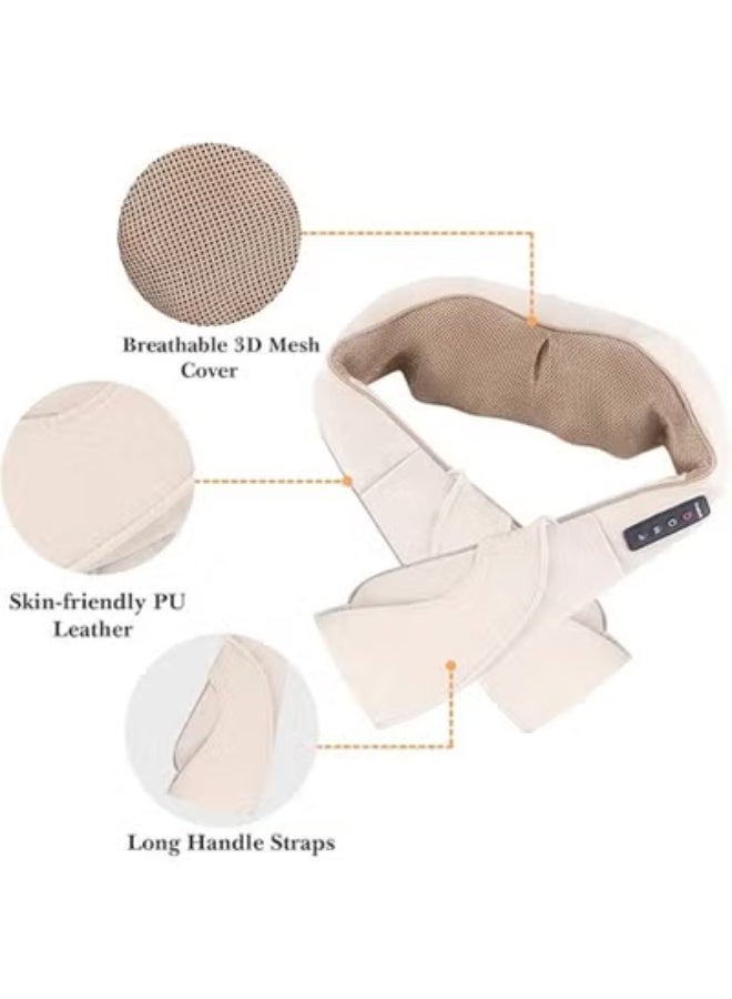 Neck and Shoulder Massager – Shiatsu Electric Massage Cushion with 3D Rotation, Heat, and 3 Intensity Levels for Muscle Relaxation - Image 3