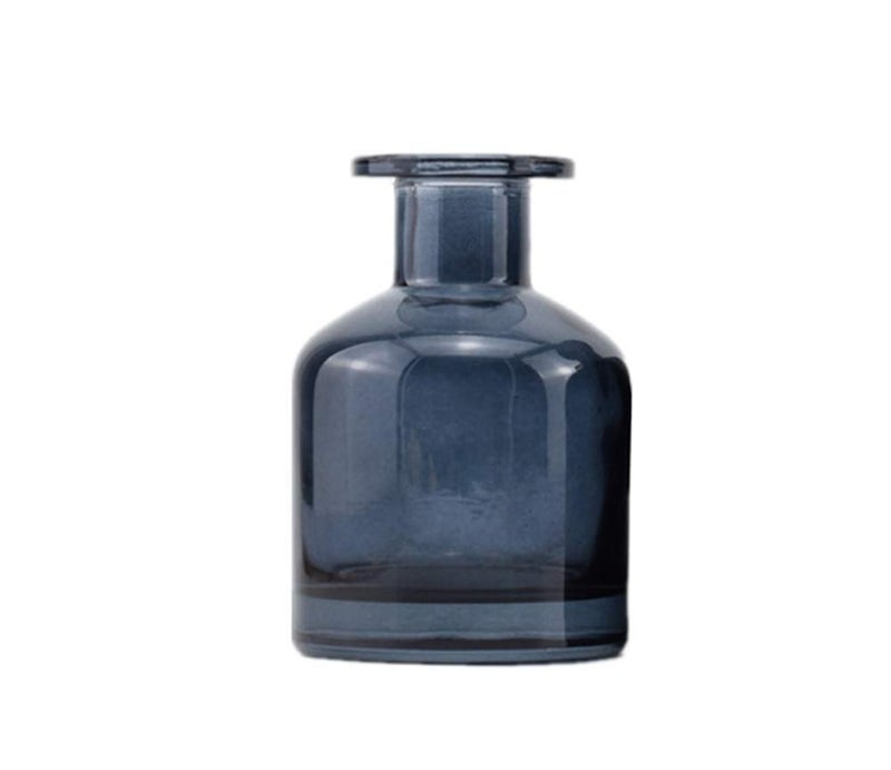 NARAMAX 1PCS 150ml5oz Empty Refillable Glass Diffuser Bottle Diffuser Jars Aromatherapy Storage Container Fragrance Accessories Use for DIY Replacement Reed Diffuser Sticks Crafts Decor Blue