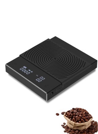 Coffee Scale with Timer,Digital Scale with LCD Display,Pour Over Drip Espresso Scale with Auto Timer Function & Flow Rate, Basic 2.0, Black - pzsku/Z9DA7B7D39166AAADC2B9Z/45/1761287854/7007bcce-d40e-4a31-bc28-625a3bb4b409