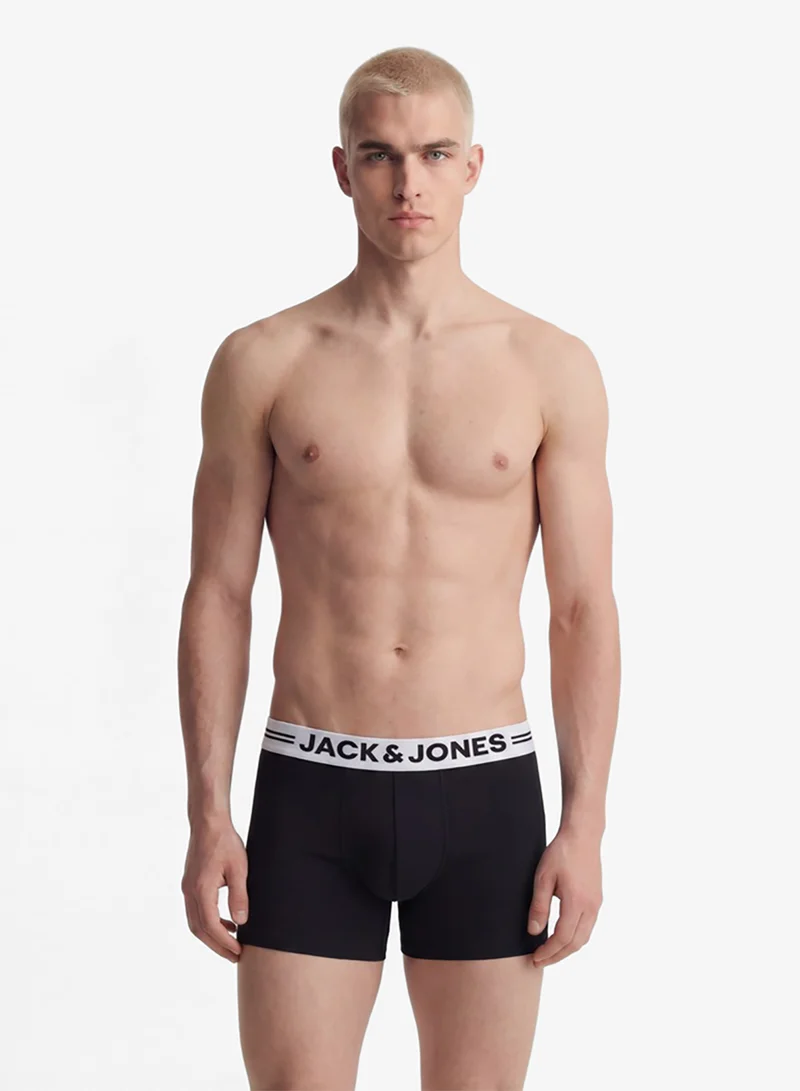 جاك اند جونز 5 Pack Logo Band Trunks