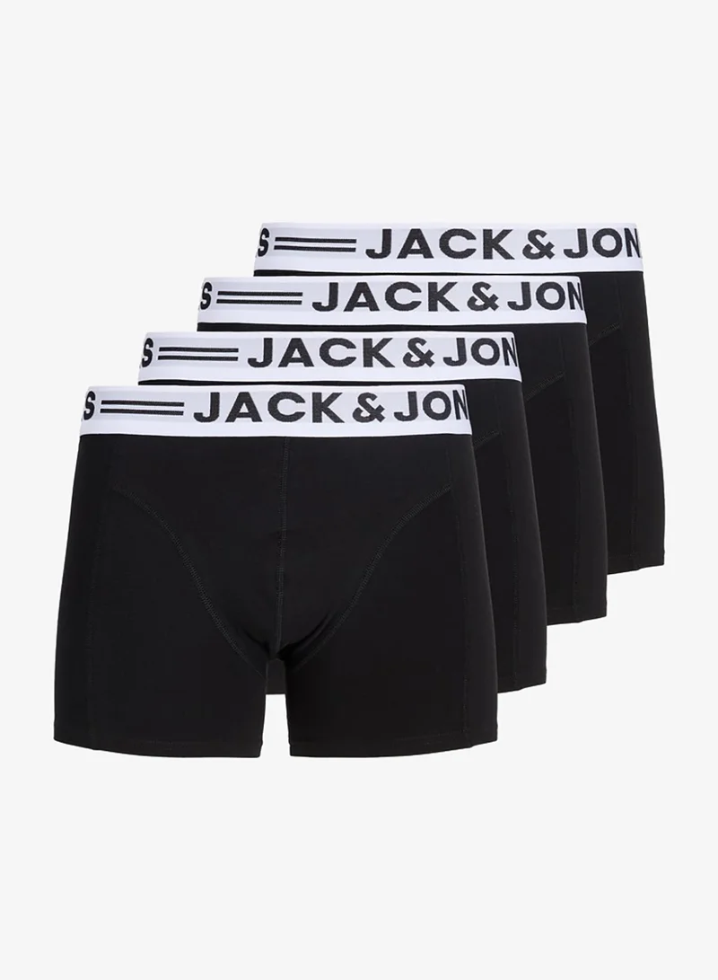 جاك اند جونز 5 Pack Logo Band Trunks