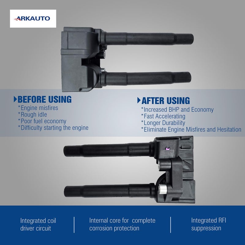 ARKAUTO Ignition Coil Pack Set of 1 for Mercedes-Benz and Maybach Models - Image 3