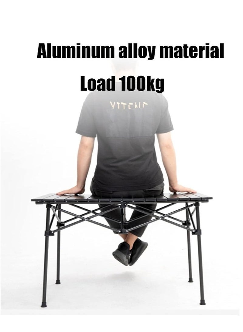 Mereza Camping Furniture Set,Foldable Camping Tables and Chairs, Portable Family Outing Camping Picnic Table And Chair Set,Multifunctional Foldable Travel Table and Chairs Set Camping Table For Outdoor BBQ,Cooking,Party, Beach - Image 3