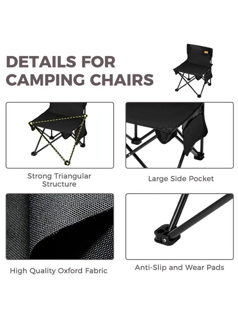 Mereza Camping Furniture Set,Foldable Camping Tables and Chairs, Portable Family Outing Camping Picnic Table And Chair Set,Multifunctional Foldable Travel Table and Chairs Set Camping Table For Outdoor BBQ,Cooking,Party, Beach - Image 4