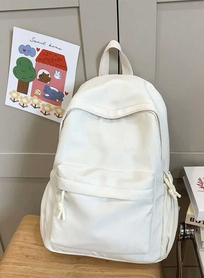 Take Two Solid Zip Closure Backpack