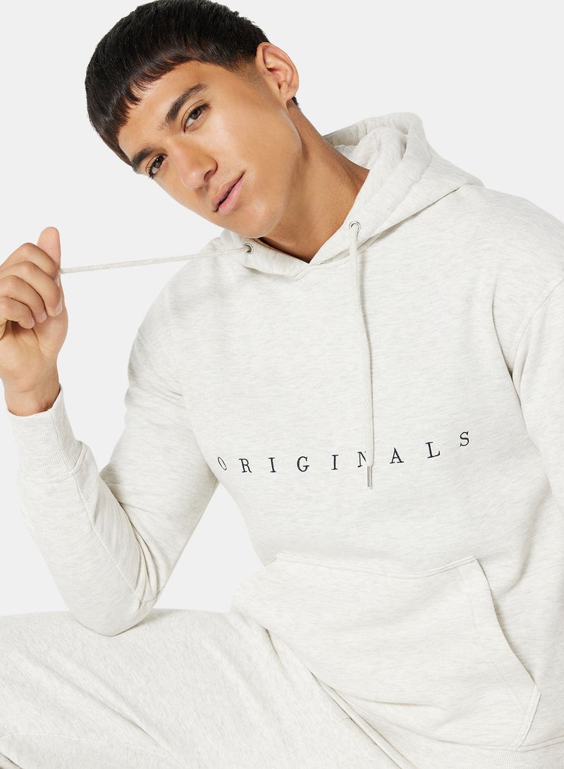JACK & JONES Logo Relaxed Fit Hoodie - Image 3