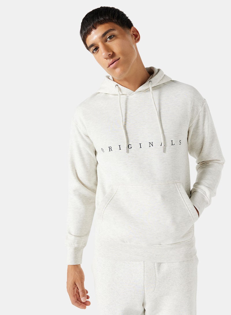 JACK & JONES Logo Relaxed Fit Hoodie - Image 1
