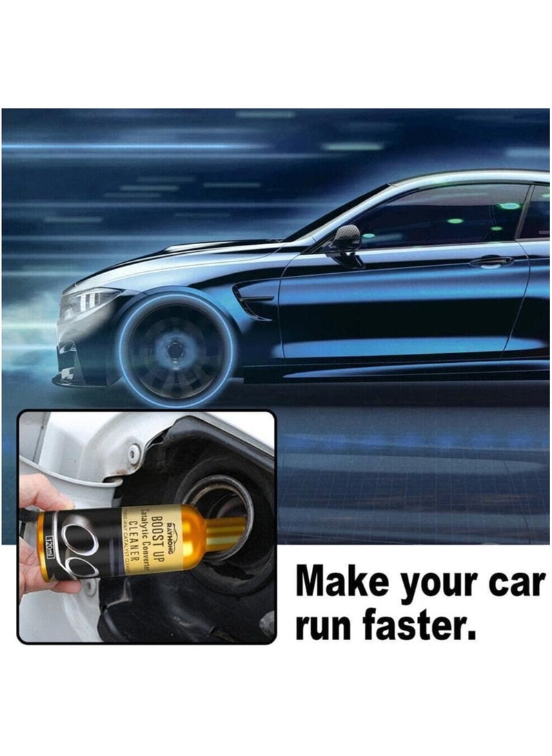 RAYHONG - Boost Up Vehicle Engine Catalytic Converter Cleaner, Multipurpose Deep Cleaning, Boost Up Vehicle Engine Catalytic, Fuel and Exhaust System Deep Cleaner, Removal Carbon Deposit - Image 1