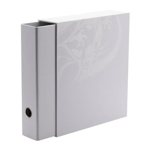 Arcane Tinmen - Dragon Shield Card Binder – Sanctuary Slipcase: White – Card Games - Compatible with Pokemon, Yugioh, Magic The Gathering, MTG TCG OCG & Hockey Cards - Image 1