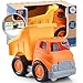 PLAY EcoFriendly Toys Dump Truck Beach Toy USDA Certified No BPAPhthalatePVC Recycled Bioplastic Construction Truck Toys for Toddlers 1 2 3 4 Sand Toys Vehicle for Kids - Image 2