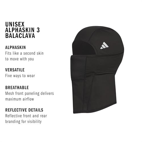 Adidas Alphaskin Balaclava Ski Mask – Athletic Face Cover Shiesty - Image 2