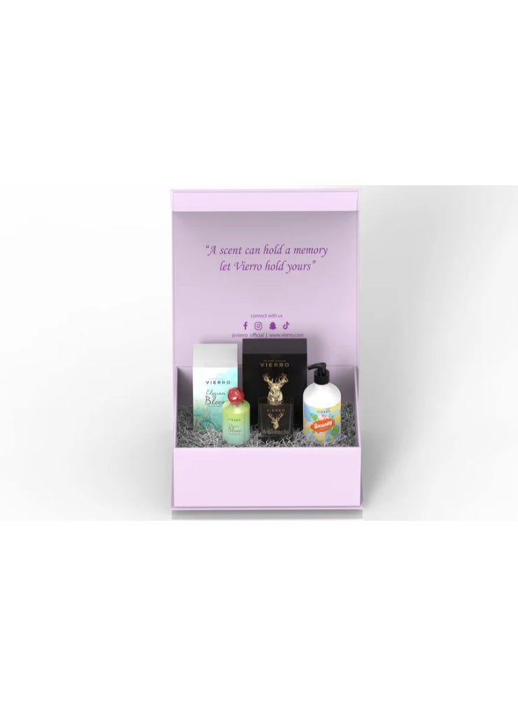 Vierro Woman Gift Box : Tranquil, Serenity Body Lotion, Elysa Bloom - Image 2
