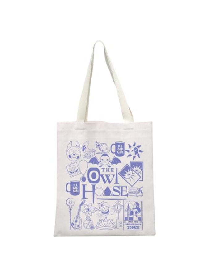 MEIKIUP Owl Inspired Gift Owl Characters Makeup Bag Tote Bag Hexside Magic Gift owl tote bag - Image 1