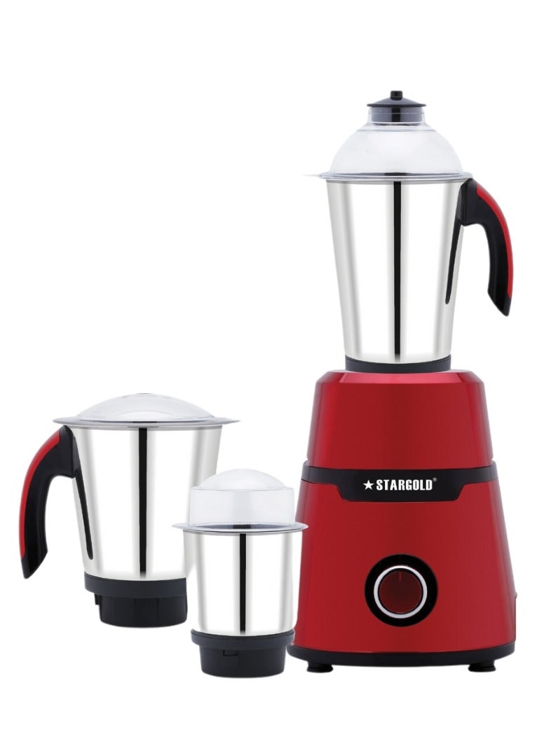 Stargold Mixer Grinder 750 Watts 3-In-1 High Performance Copper Motor With Razor Sharp Blade  - Image 1