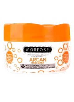 MORFOSE Morfose Moroccan Argan Hair Mask - Color Protection & Hydration (500ml)  - Image 1