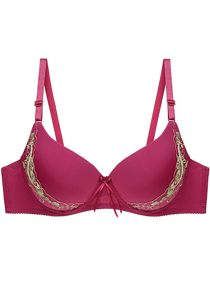 Loquat High Quality C D Cup Thin Bra Women's Embroidered Underwear 