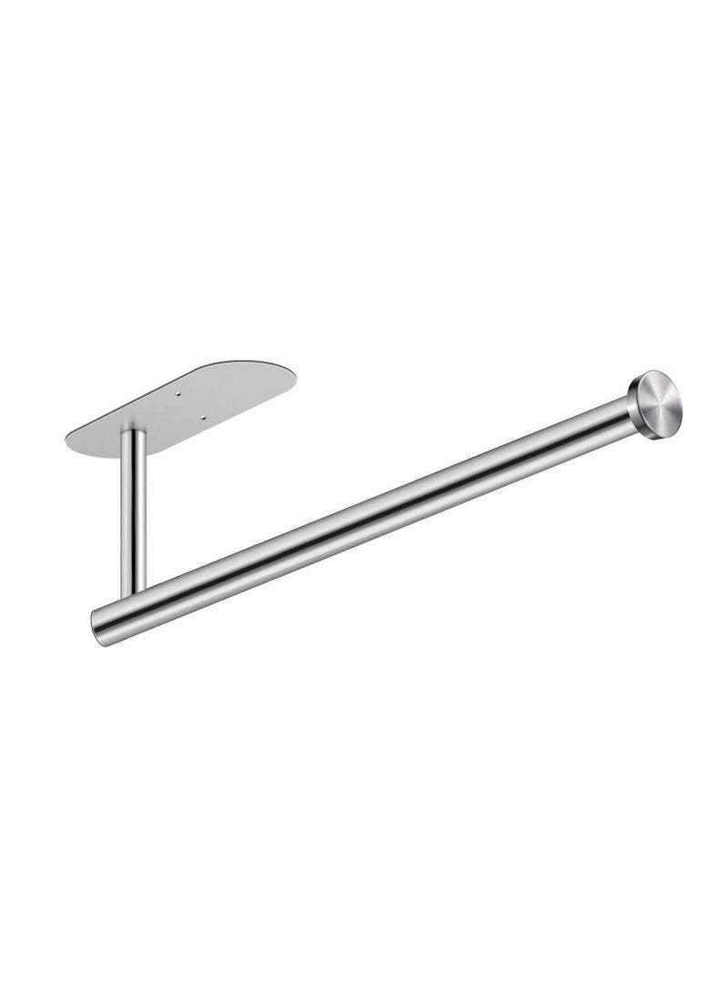 هومستر حامل مناديل المرحاض للحمام ورق التواليت من الفولاذ المقاوم للصدأ ورقية ذاتي اللصق فضي - Image 1