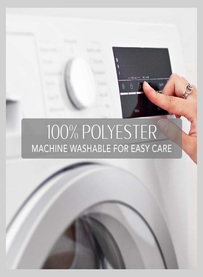 إلرين مجموعة مناديل Elrene Home Fashions Villeroy & Boch Toy's Fantasy Holiday المصممة هندسيًا، 4 قطع، 17 بوصة × 17 بوصة، متعددة الألوان - Image 4