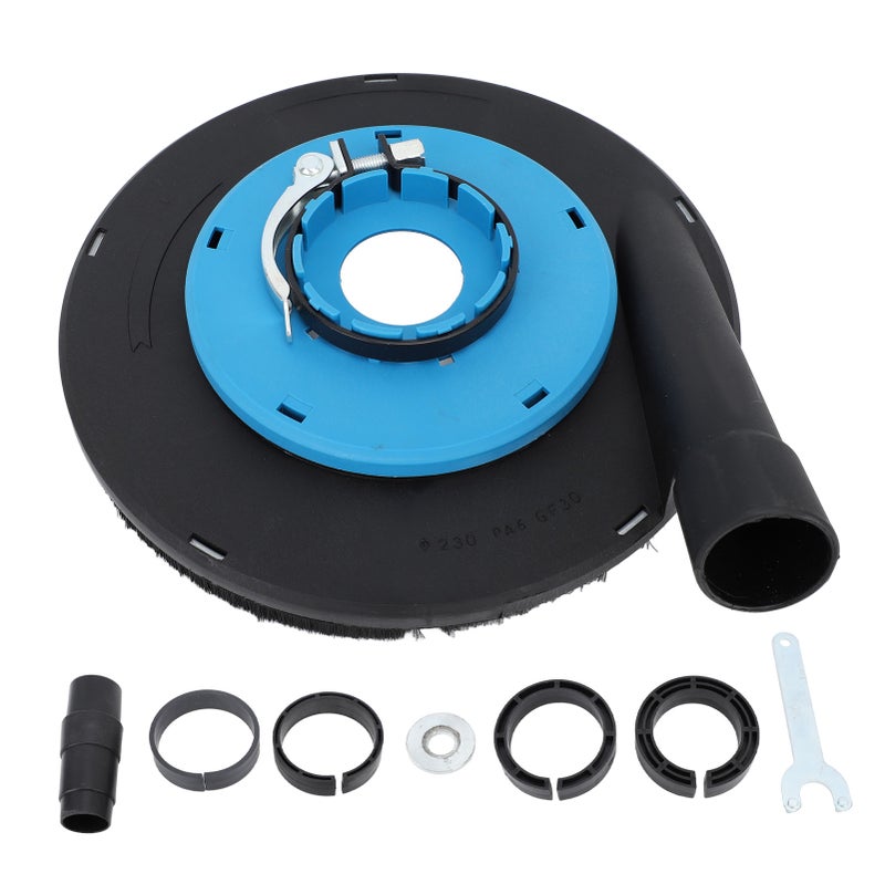 9 Inch Angle Grinder Dust Shroud Surface Grinding Dust Shroud for 230mm 9 Inch Angle Grinder Blue Black B 230L - Image 1