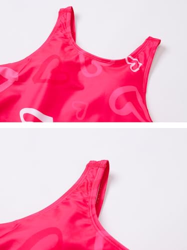 J·E Sterguard J.E Sterguard Athletic Girls' One Piece Swimsuit, Infinity Splice Pro for Practice and Competition Pink Girls Swimsuits Size 10-12 1880-13 - Image 5
