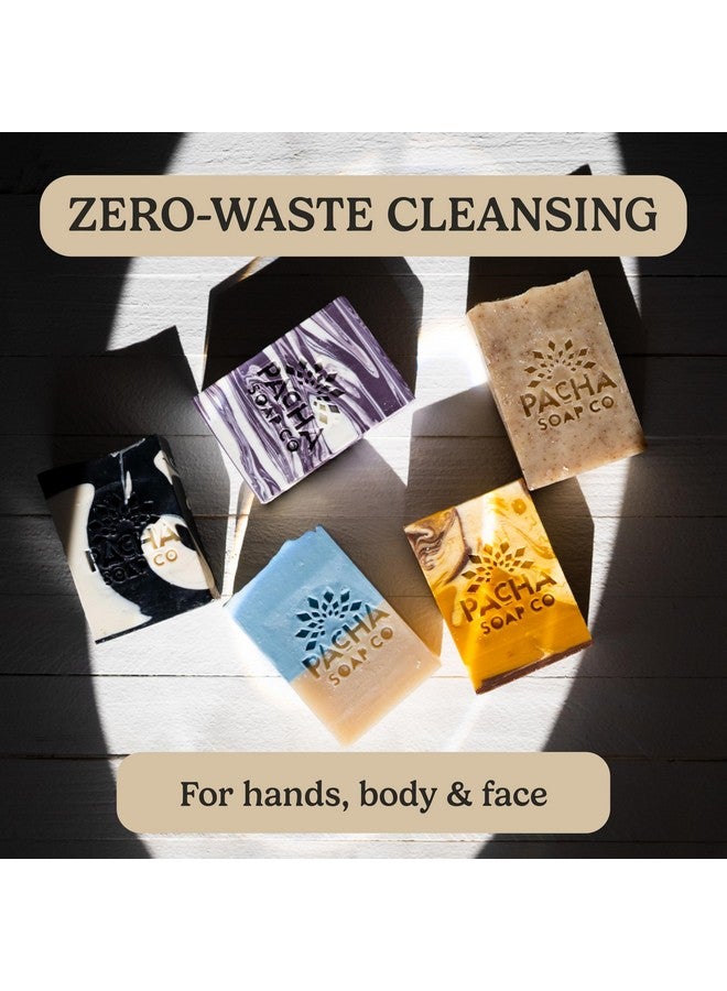 Pacha Soap Co Pacha Peaces Bar Soap Calm 2 Pack | Premium, Handcrafted, Hydrating | Natural Face Wash, Hand Cleanser, Body Wash | Soothing Essential Oils, 4 oz - Image 4