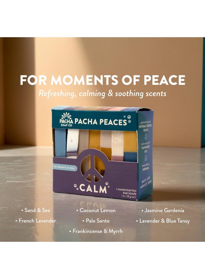 Pacha Soap Co Pacha Peaces Bar Soap Calm 2 Pack | Premium, Handcrafted, Hydrating | Natural Face Wash, Hand Cleanser, Body Wash | Soothing Essential Oils, 4 oz - Image 3