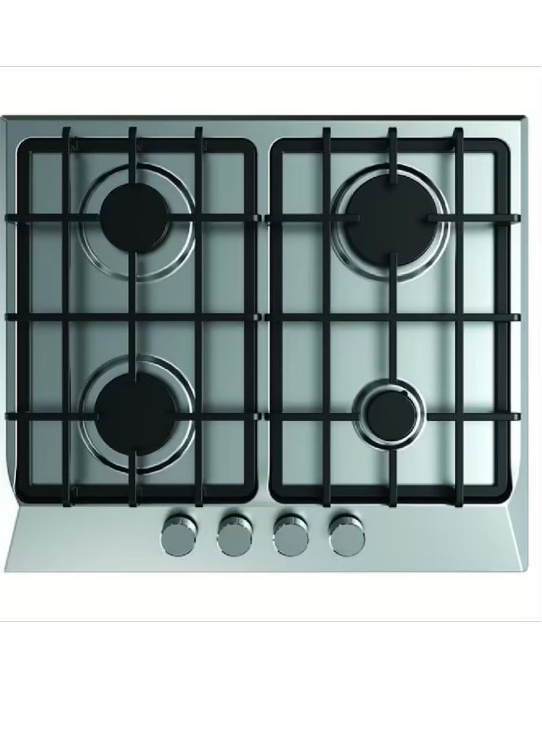 Fresh built-in hob, 4 burners, stainless steel, 8868