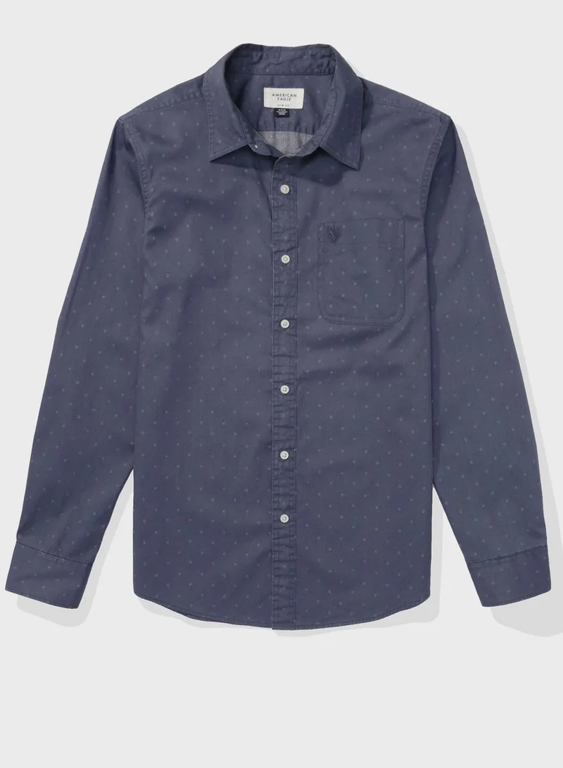امريكان ايجل Regular Fit Long Sleeve Shirt