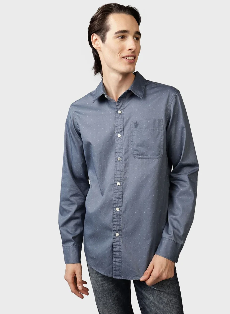 امريكان ايجل Regular Fit Long Sleeve Shirt