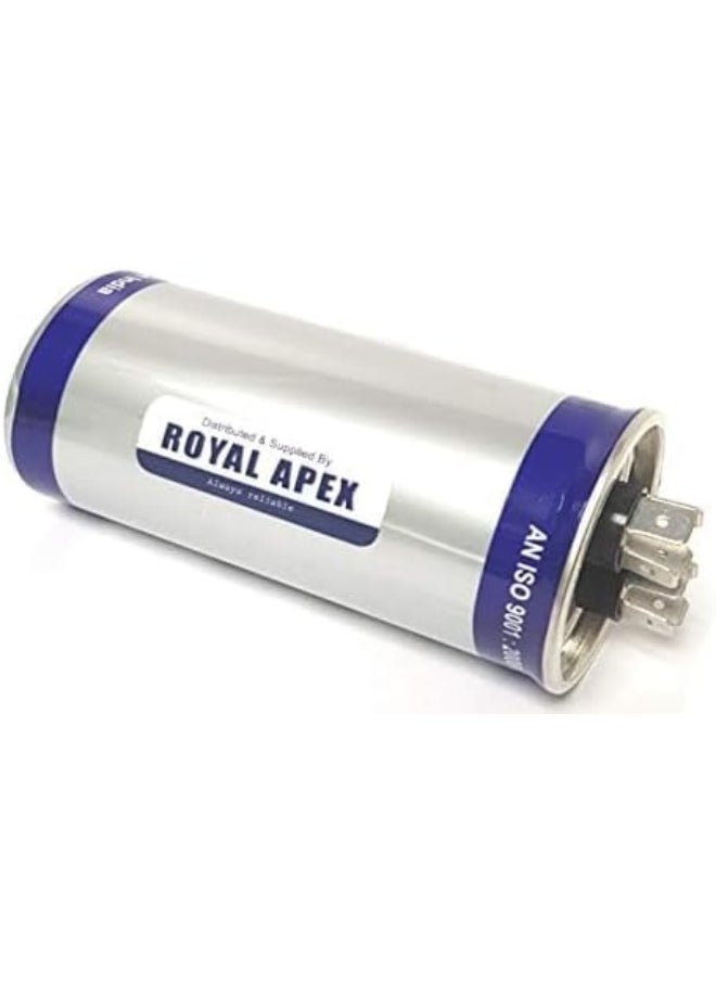 Royal Apex Royal Apex Burst Proof 2 Pin Round Capacitor With Aluminium Housing For Ac, Motor Compressor Etc (2 Pin 20Mfd (20Âµf))  - Image 2