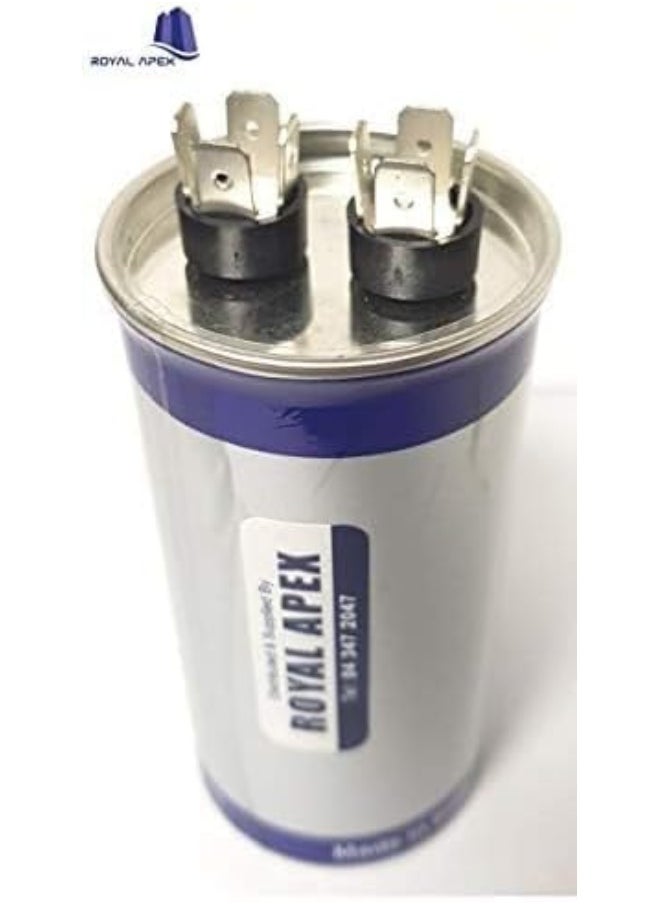 Royal Apex Royal Apex Burst Proof 2 Pin Round Capacitor With Aluminium Housing For Ac, Motor Compressor Etc (2 Pin 20Mfd (20Âµf))  - Image 3