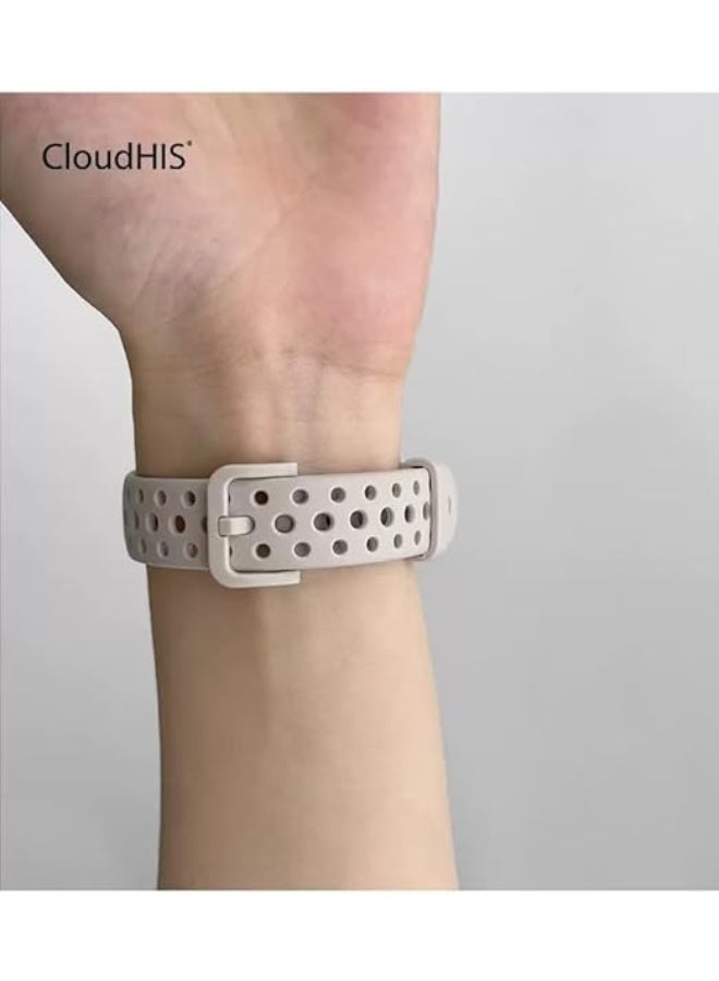 ECO Band Compatible with Xiaomi Mi band10/ Xiaomi Mi band 9/ Xiaomi Mi band 8 Replacement Strap, Silicone Skin-Friendly Wrist Strap Sports Wristbands for Women Men Xiaomi Band 8/9/10 (N Starlight) - Image 3