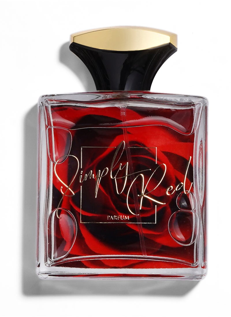 AMD Perfumes Spring Collection Simply Red By AMD Perfumes Women Fragrance EDP 100ml  - Image 1