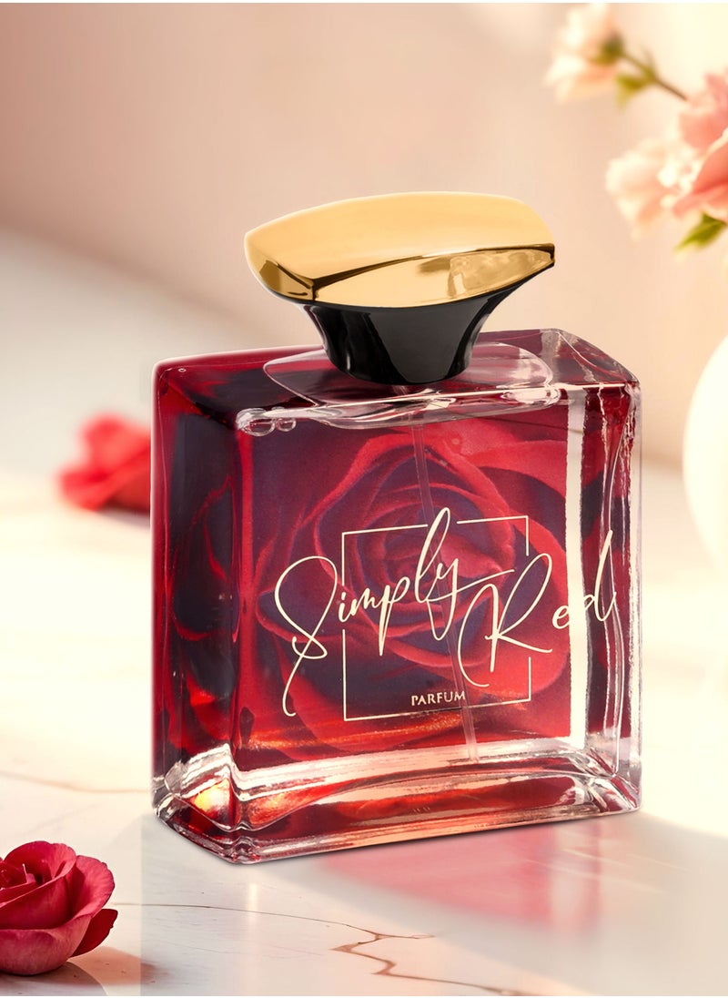 AMD Perfumes Spring Collection Simply Red By AMD Perfumes Women Fragrance EDP 100ml  - Image 2