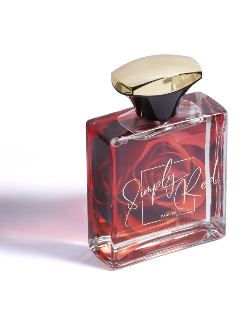 AMD Perfumes Spring Collection Simply Red By AMD Perfumes Women Fragrance EDP 100ml  - Image 4