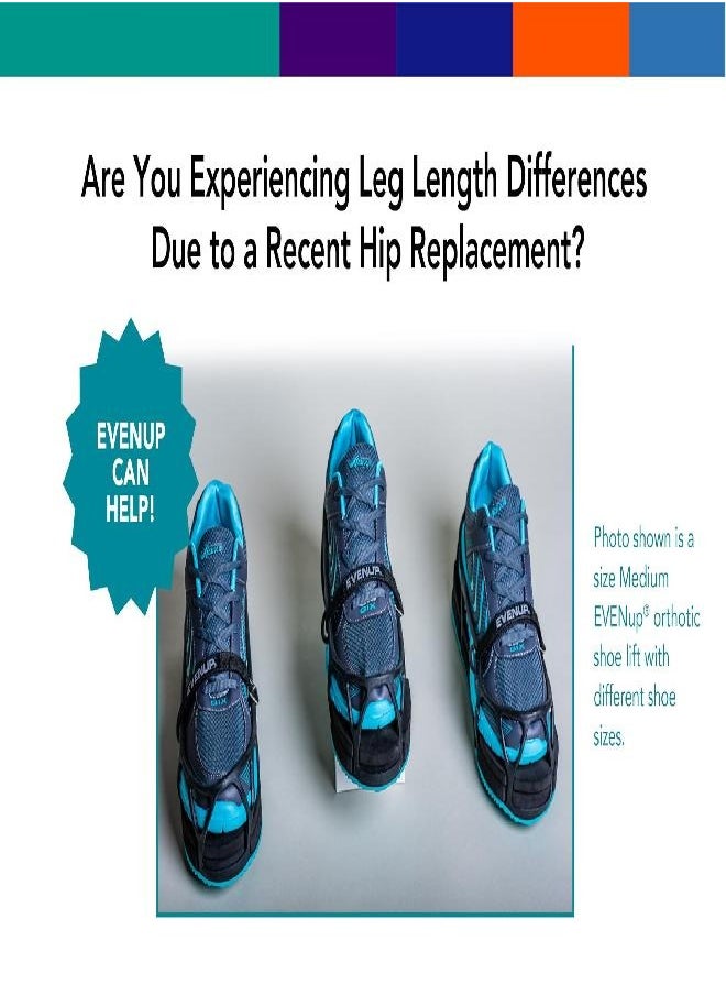 EVENup - EVENup The Authentic Shoe Balancer Size XXX-Small (Child size) for use with Walking Boot or leg length discrepancy. Improves your gait using a variety of height adjustments. - Image 1