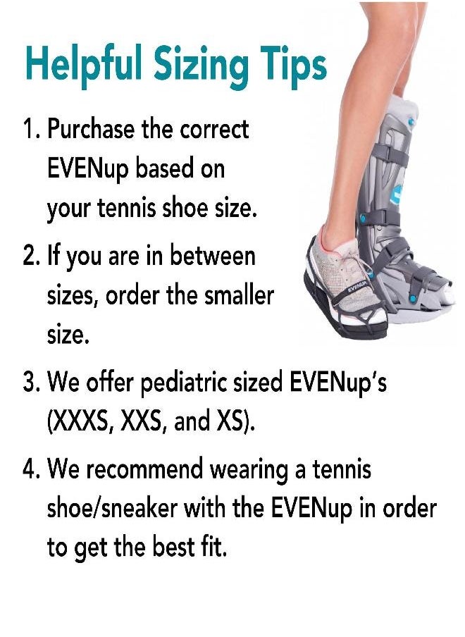 EVENup - EVENup The Authentic Shoe Balancer Size XXX-Small (Child size) for use with Walking Boot or leg length discrepancy. Improves your gait using a variety of height adjustments. - Image 1