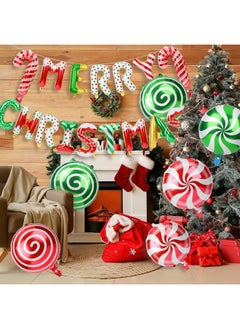 Merry Christmas Balloons, 29Pcs Large Christmas Foil Balloons Red Green Merry Christmas Letter Balloons Kit For Christmas Party Decorations Xmas Birthday Candy Themed Party - pzsku/Z9DA98991D5887C7E1319Z/45/_/1734347381/eeeb3a58-390a-4a2f-b37a-627c0299d3f7