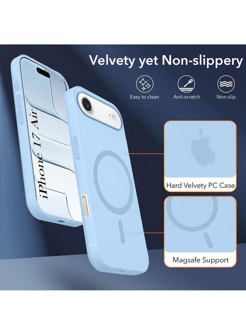 Techie iPhone 17 Air Magnetic Case – Luxury Ultra-Thin Matte Translucent PC Hard Cover | MagSafe Compatible | Anti-Fingerprint, Slim, Shock-Resistant, Wireless Charging Ready - Image 2